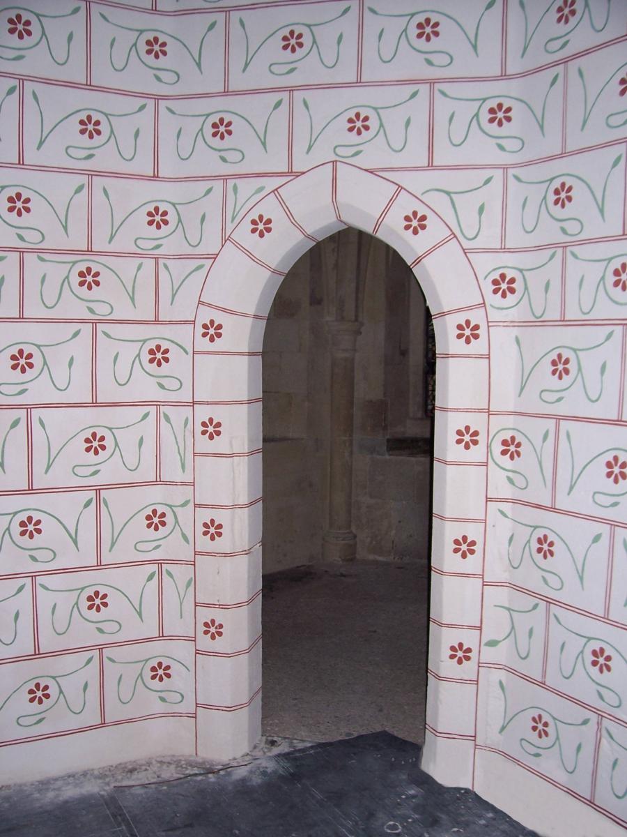 image shows: Oratory Entrance, Bedchamber of Edward 1<sup>st</sup> in the Tower of London
